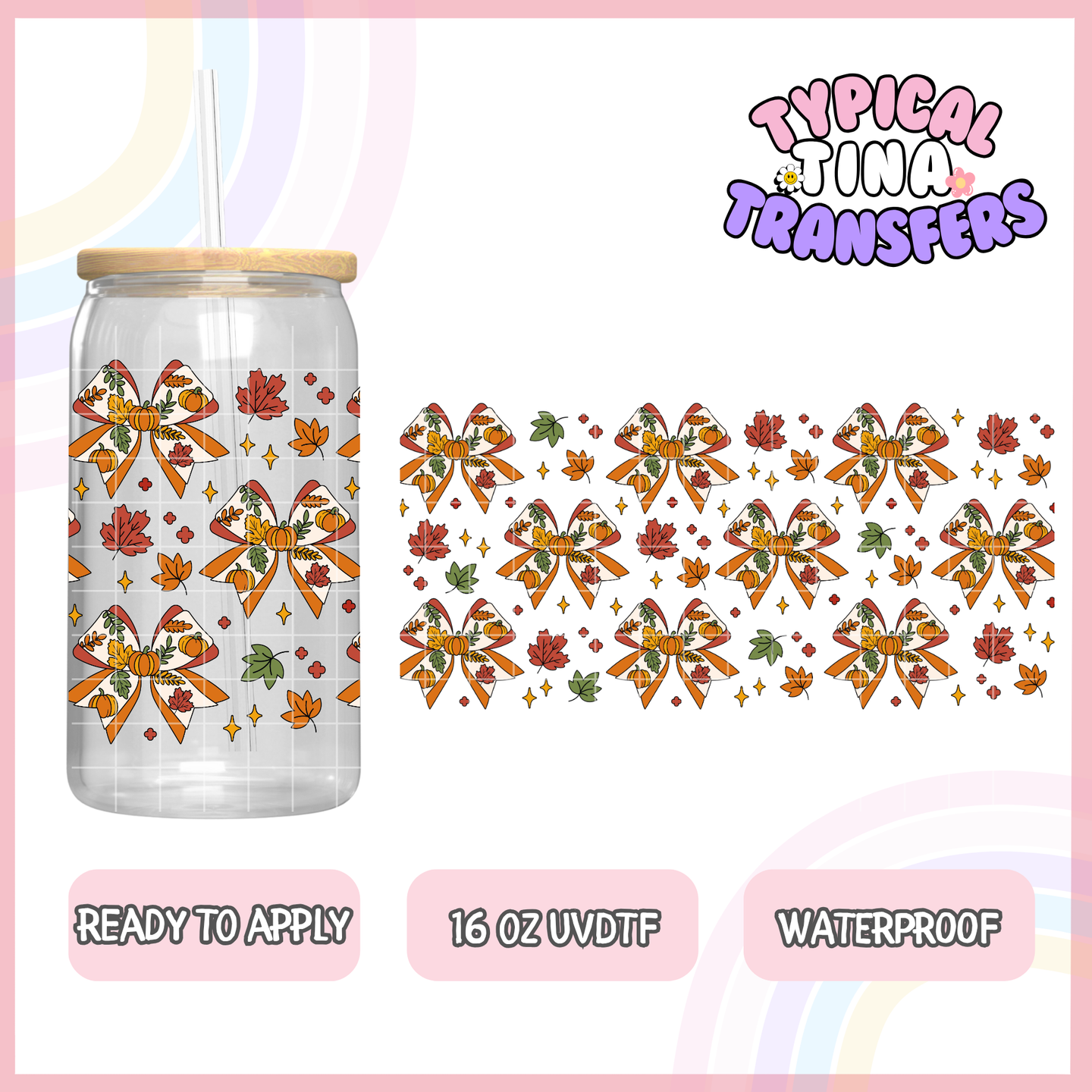 UVDTF #8291 | 16oz UVDTF Wrap | POD